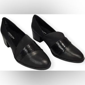 London Fog Black Loafer Pump Shoe 12W